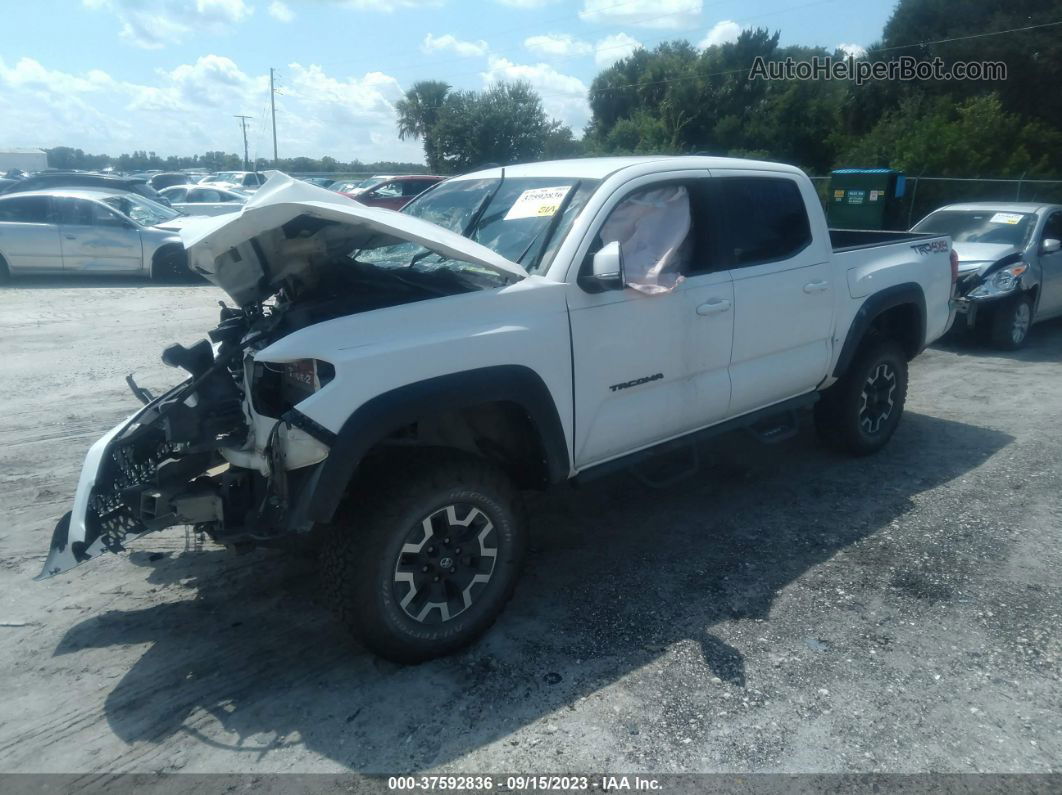 2019 Toyota Tacoma 4wd Sr/sr5/trd Sport White vin: 3TMCZ5AN8KM254937