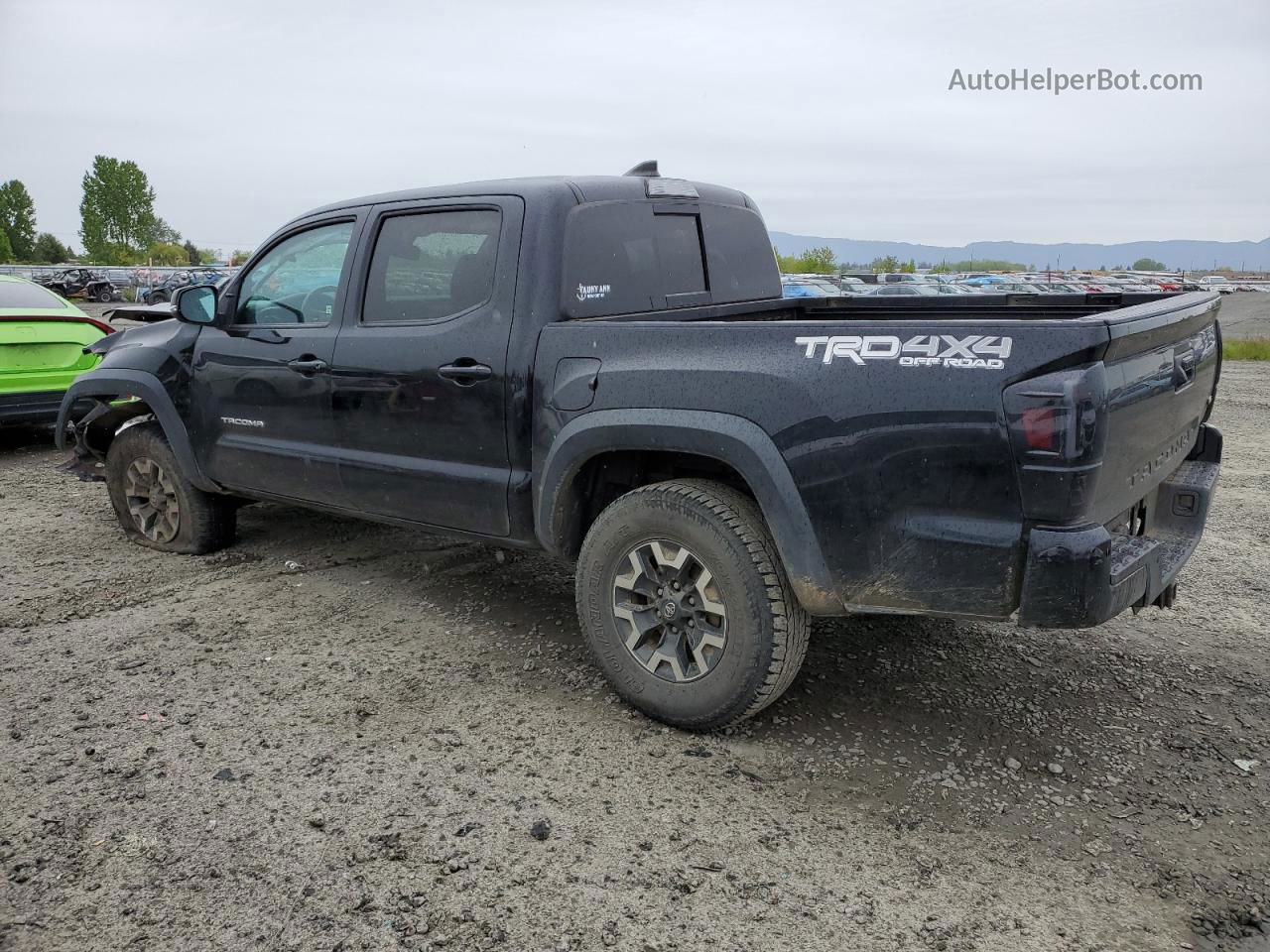 2019 Toyota Tacoma Double Cab Black vin: 3TMCZ5AN8KM258213