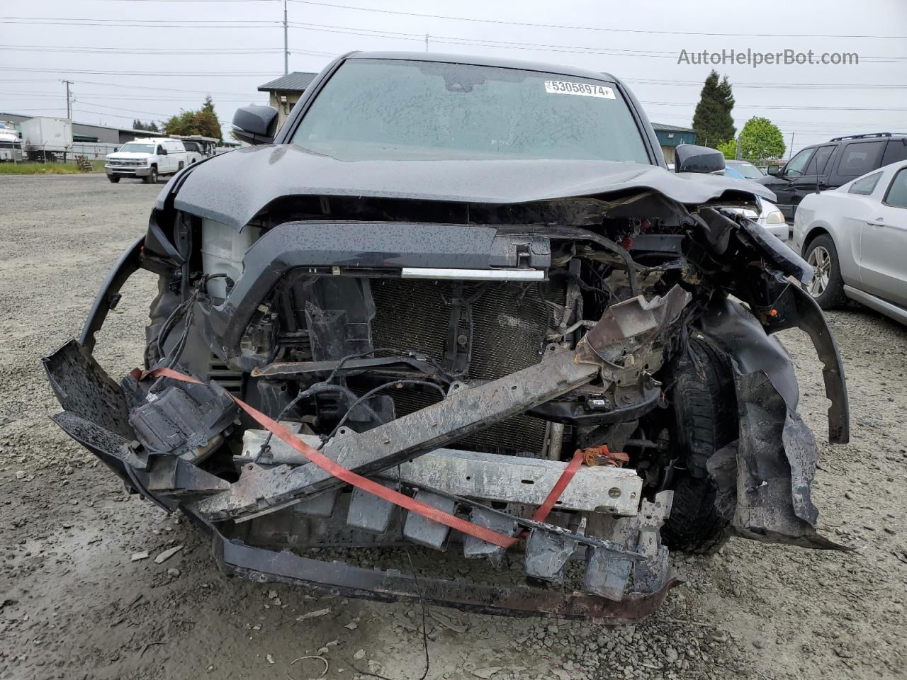 2019 Toyota Tacoma Double Cab Black vin: 3TMCZ5AN8KM258213