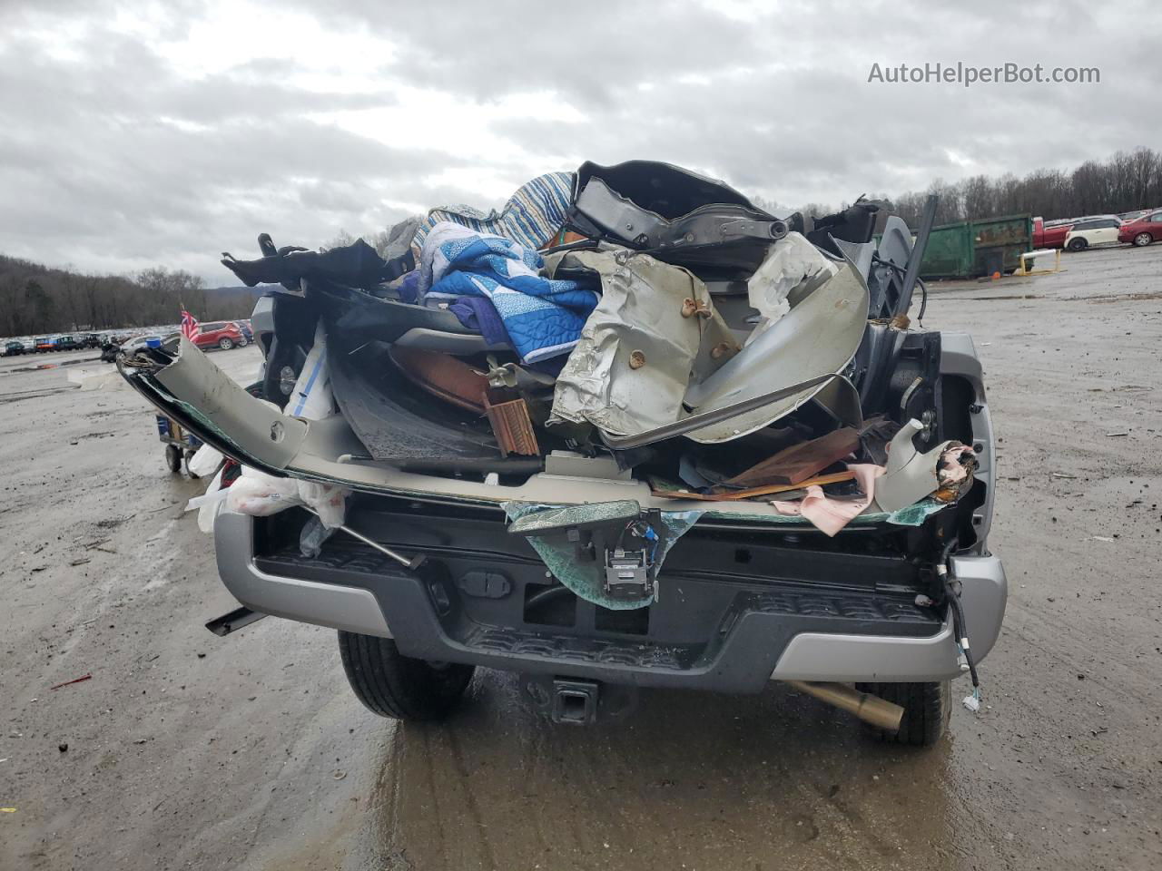 2019 Toyota Tacoma Double Cab Silver vin: 3TMCZ5AN8KM258972