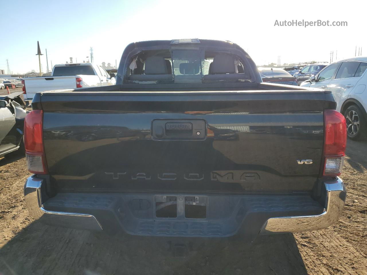 2019 Toyota Tacoma Double Cab Black vin: 3TMCZ5AN8KM281281