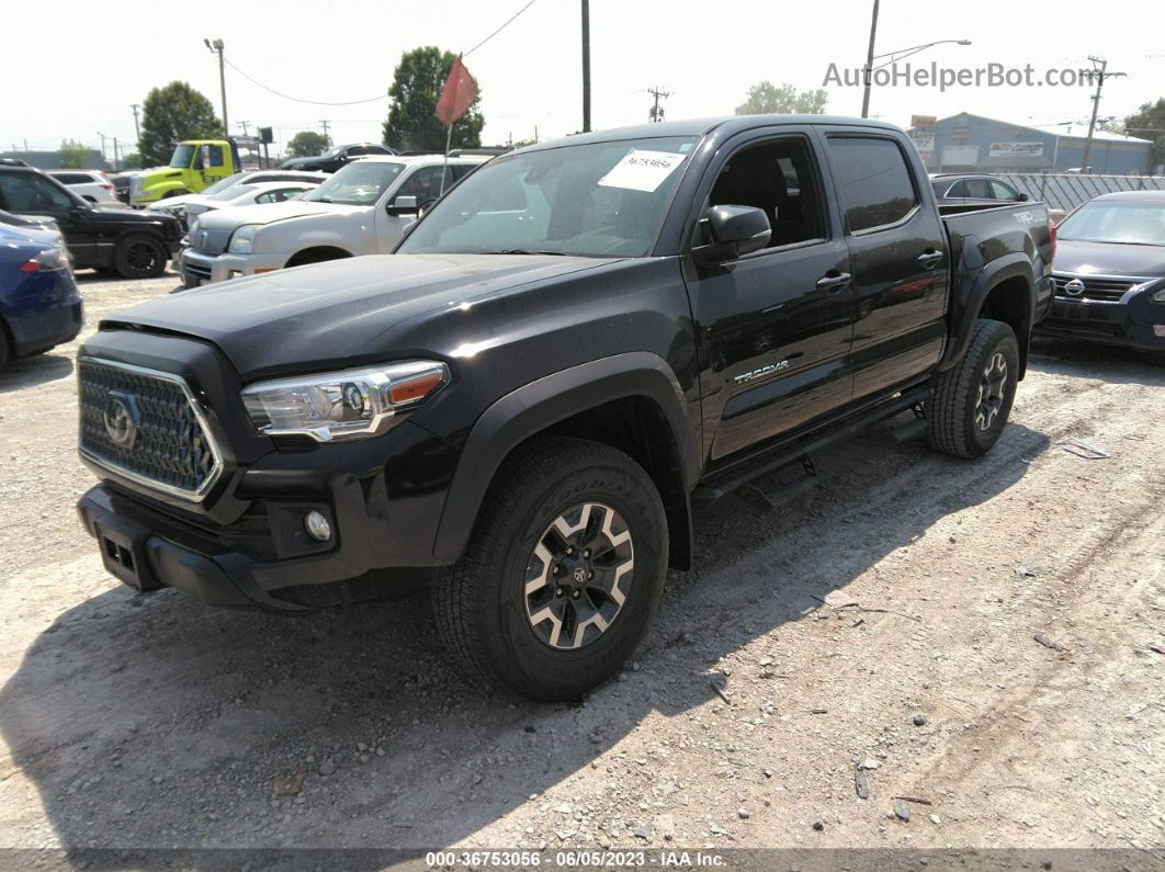 2019 Toyota Tacoma 4wd Sr/sr5/trd Sport Black vin: 3TMCZ5AN8KM285539