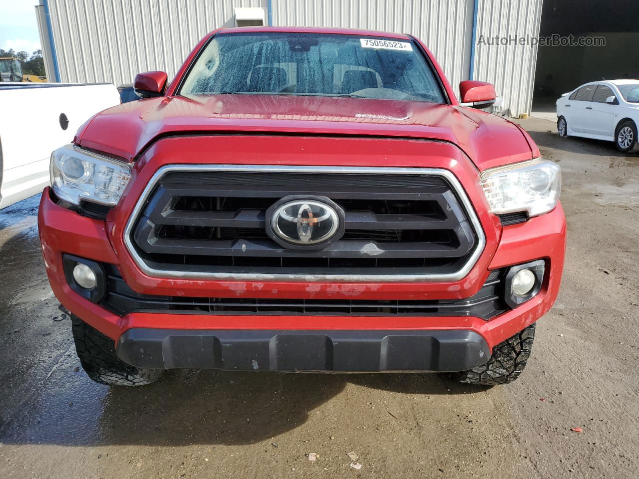 2020 Toyota Tacoma Double Cab Red vin: 3TMCZ5AN8LM298230