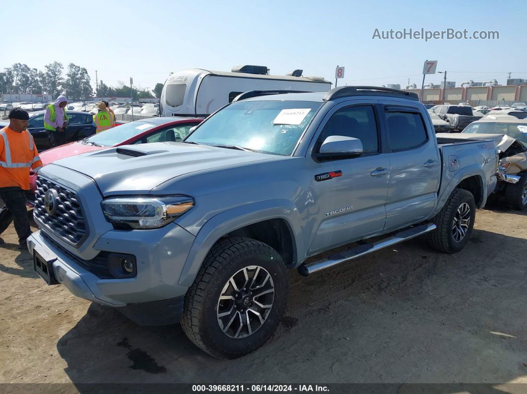 2020 Toyota Tacoma Trd Sport Gray vin: 3TMCZ5AN8LM315589