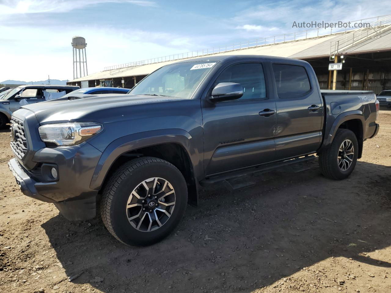 2020 Toyota Tacoma Double Cab Серый vin: 3TMCZ5AN8LM365554