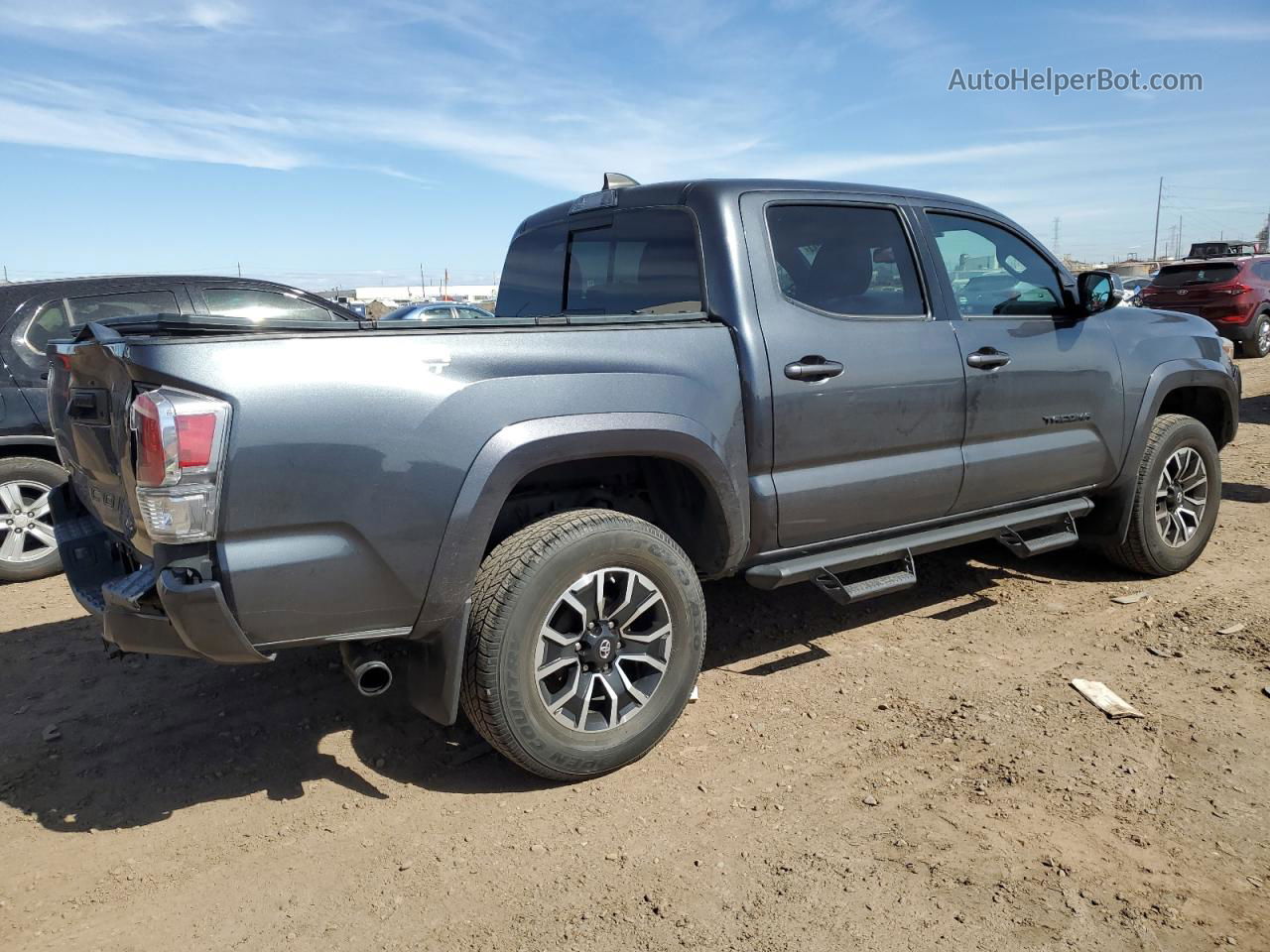 2020 Toyota Tacoma Double Cab Gray vin: 3TMCZ5AN8LM365554