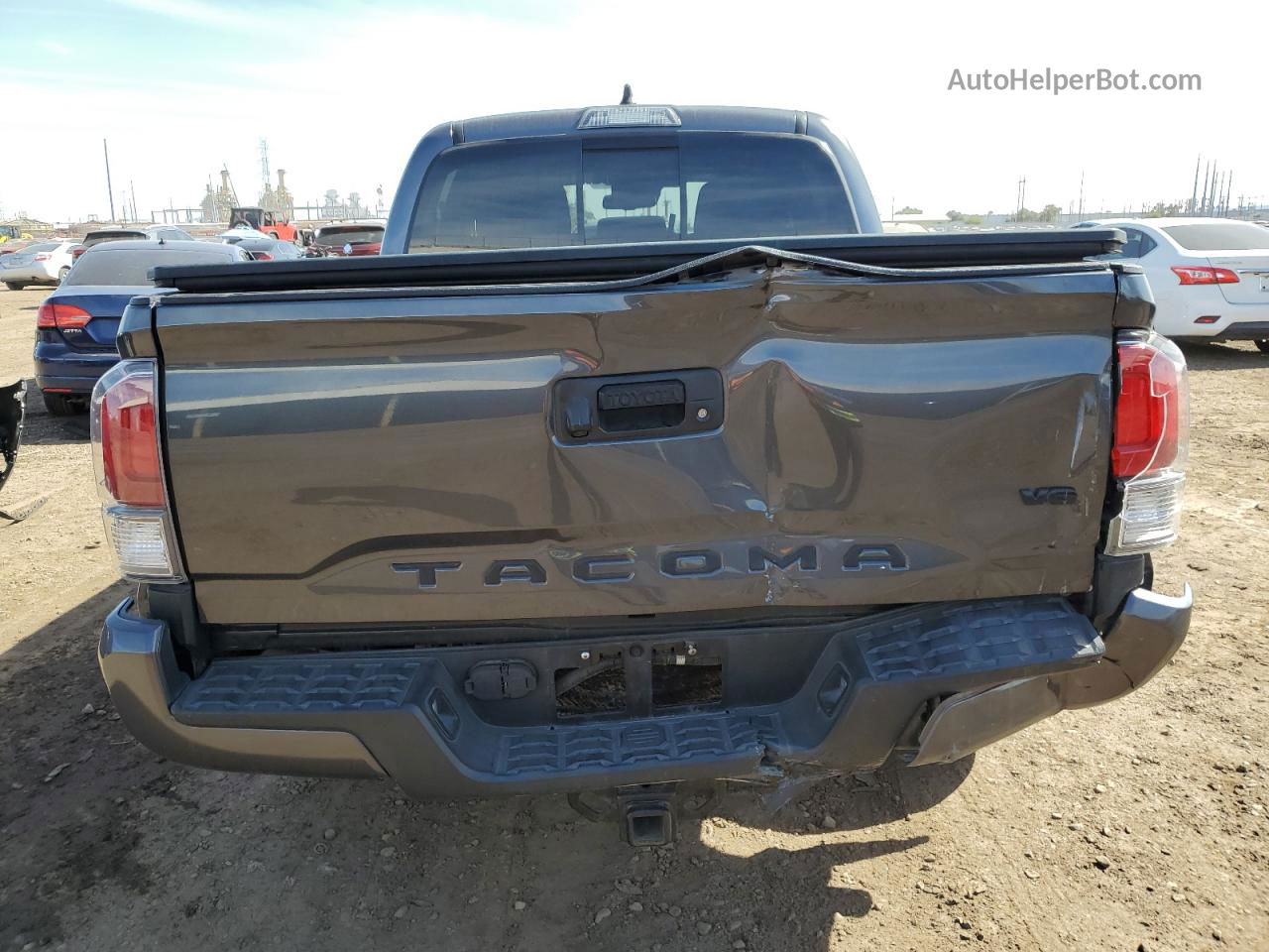 2020 Toyota Tacoma Double Cab Gray vin: 3TMCZ5AN8LM365554