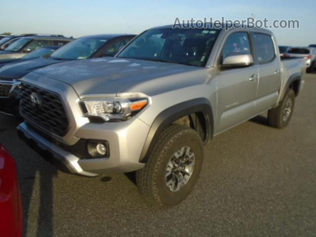 2021 Toyota Tacoma 4wd Sr/sr5/trd Sport Silver vin: 3TMCZ5AN8MM401017