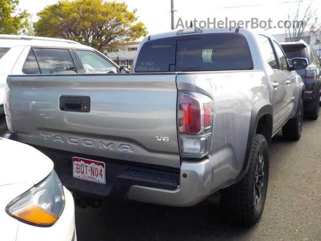 2021 Toyota Tacoma 4wd Sr/sr5/trd Sport Silver vin: 3TMCZ5AN8MM420022