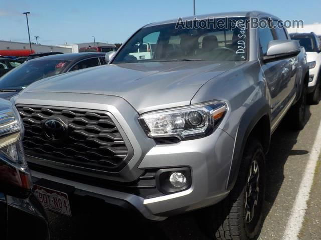 2021 Toyota Tacoma 4wd Sr/sr5/trd Sport Silver vin: 3TMCZ5AN8MM420022