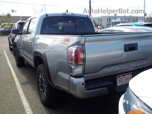 2021 Toyota Tacoma 4wd Sr/sr5/trd Sport Silver vin: 3TMCZ5AN8MM420022