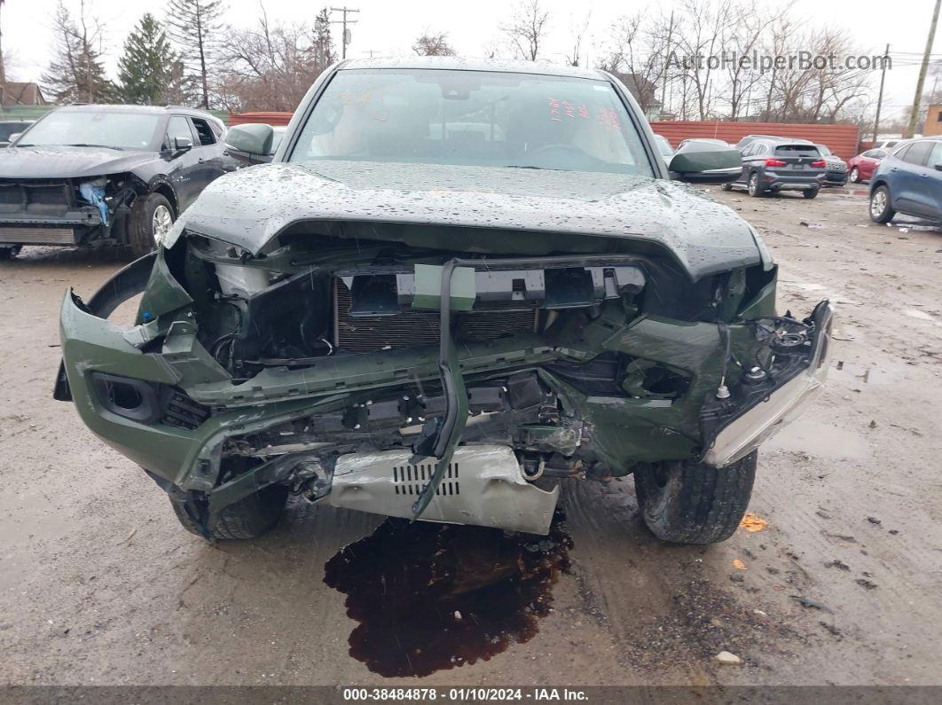 2021 Toyota Tacoma Trd Off-road Green vin: 3TMCZ5AN8MM436656