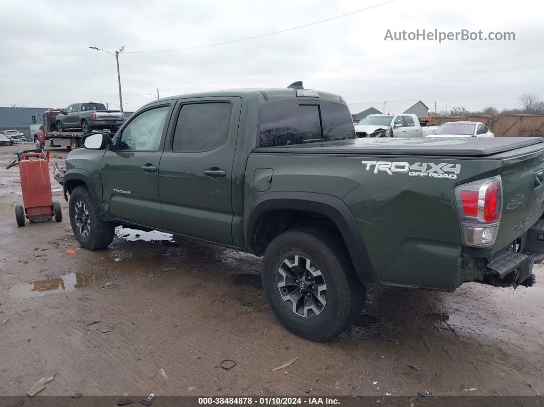 2021 Toyota Tacoma Trd Off-road Зеленый vin: 3TMCZ5AN8MM436656