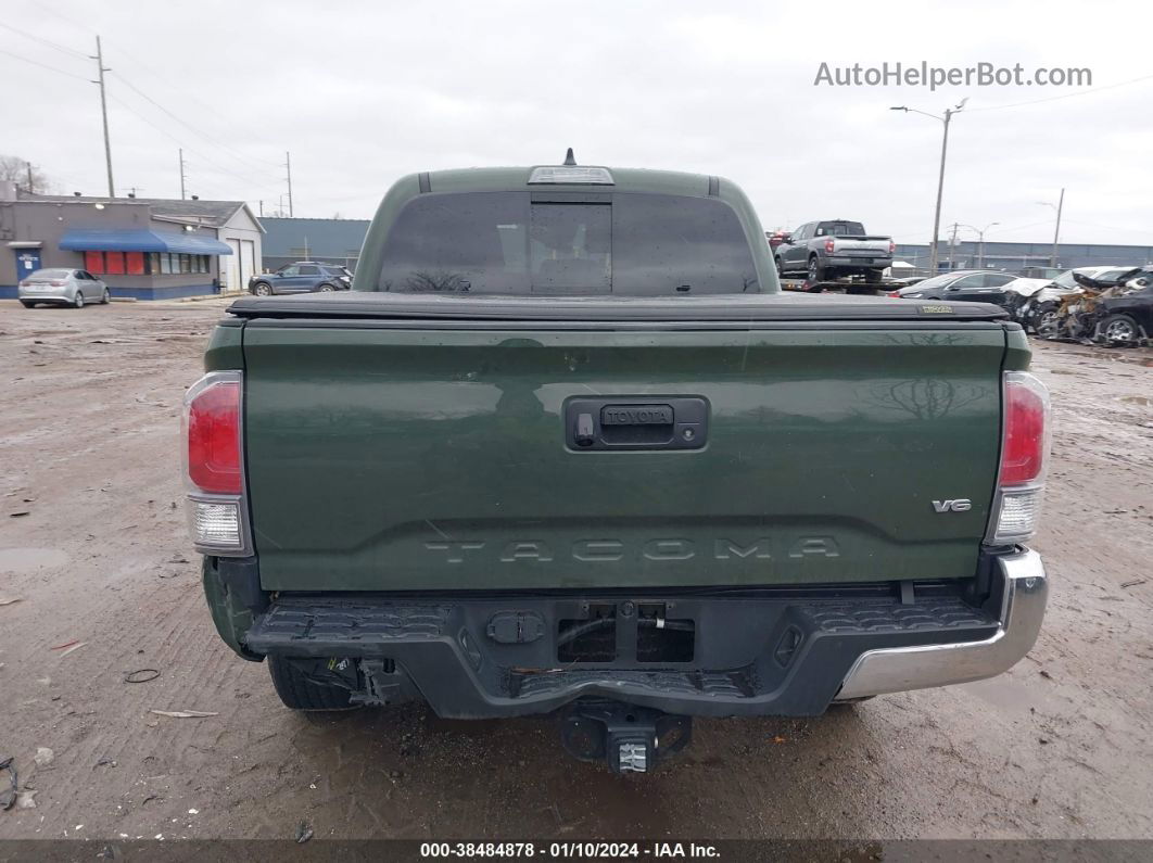 2021 Toyota Tacoma Trd Off-road Green vin: 3TMCZ5AN8MM436656