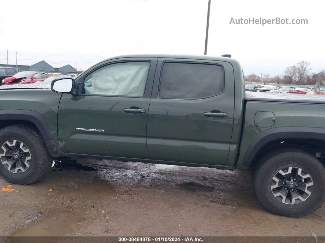 2021 Toyota Tacoma Trd Off-road Green vin: 3TMCZ5AN8MM436656