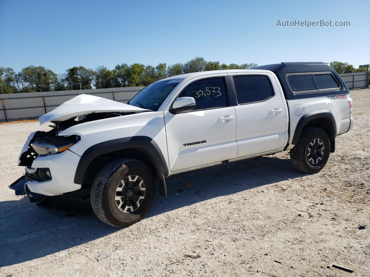 2021 Toyota Tacoma Double Cab Белый vin: 3TMCZ5AN8MM436687