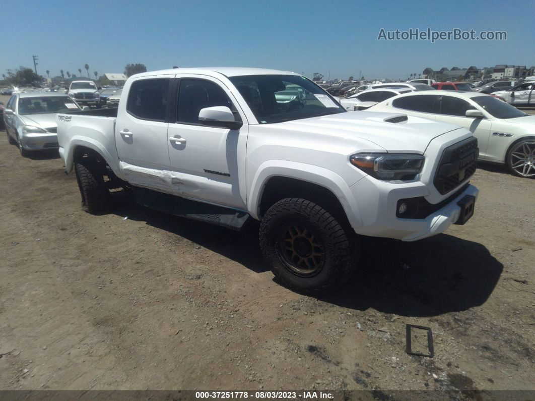 2021 Toyota Tacoma 4wd Sr/sr5/trd Sport White vin: 3TMCZ5AN8MM450931