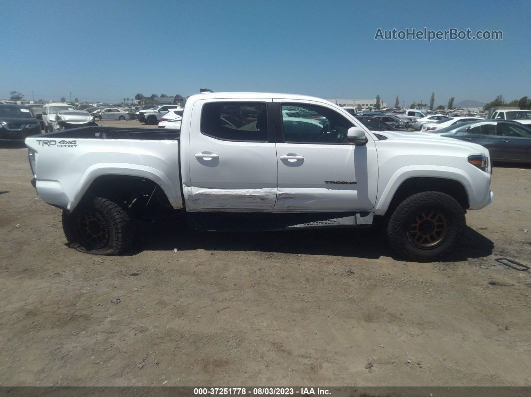 2021 Toyota Tacoma 4wd Sr/sr5/trd Sport White vin: 3TMCZ5AN8MM450931