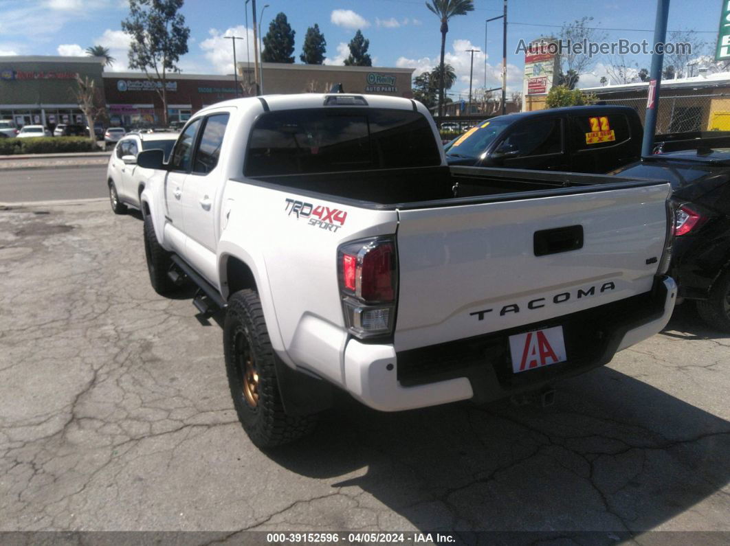 2021 Toyota Tacoma Trd Sport White vin: 3TMCZ5AN8MM450931