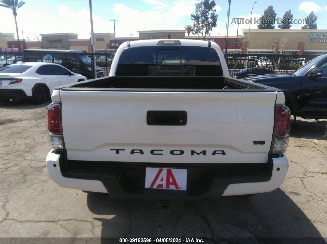 2021 Toyota Tacoma Trd Sport White vin: 3TMCZ5AN8MM450931