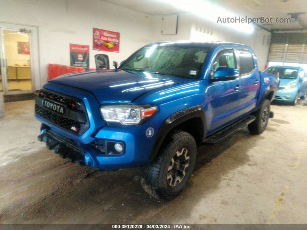 2017 Toyota Tacoma Trd Off Road Blue vin: 3TMCZ5AN9HM054562
