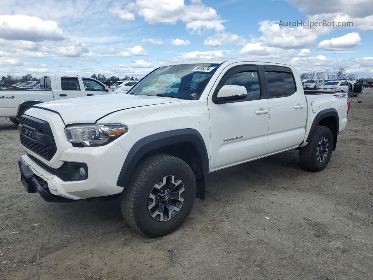 2017 Toyota Tacoma Double Cab White vin: 3TMCZ5AN9HM079526