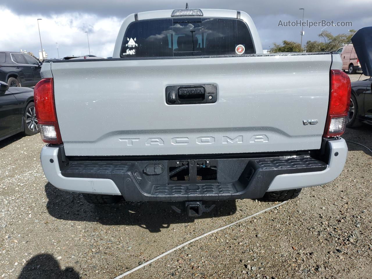 2019 Toyota Tacoma Double Cab Gray vin: 3TMCZ5AN9KM259175