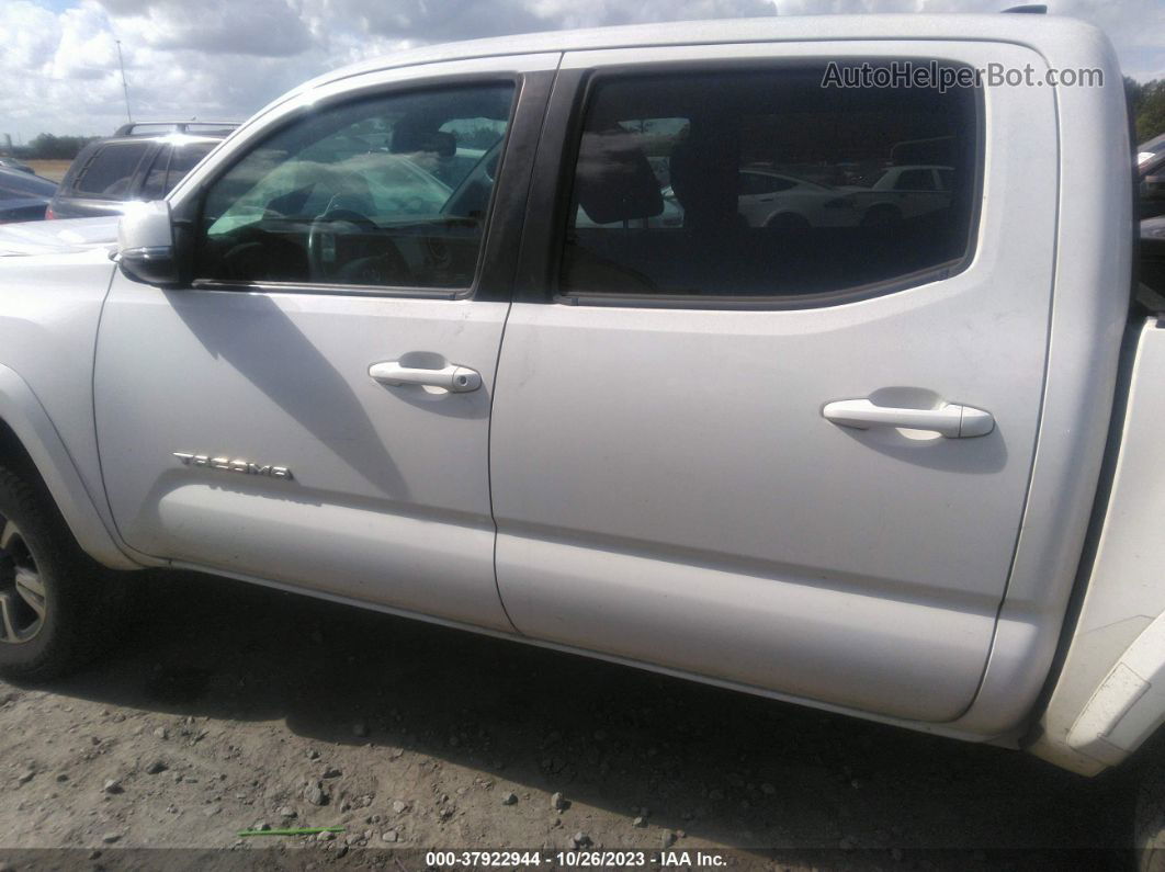 2019 Toyota Tacoma Trd Sport White vin: 3TMCZ5AN9KM264862