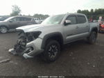 2019 Toyota Tacoma 4wd Trd Off Road Silver vin: 3TMCZ5AN9KM272069