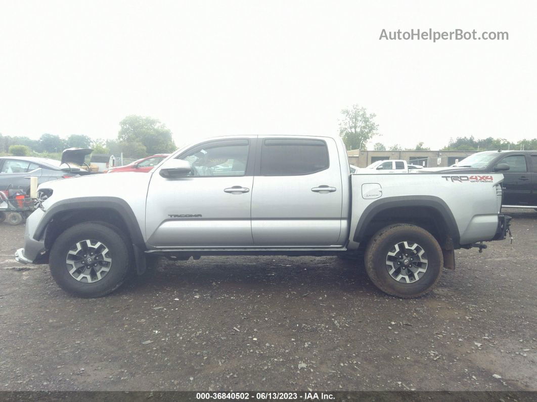 2019 Toyota Tacoma 4wd Trd Off Road Silver vin: 3TMCZ5AN9KM272069