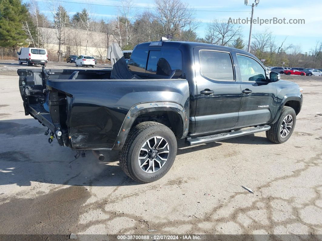 2020 Toyota Tacoma Trd Sport Черный vin: 3TMCZ5AN9LM311146