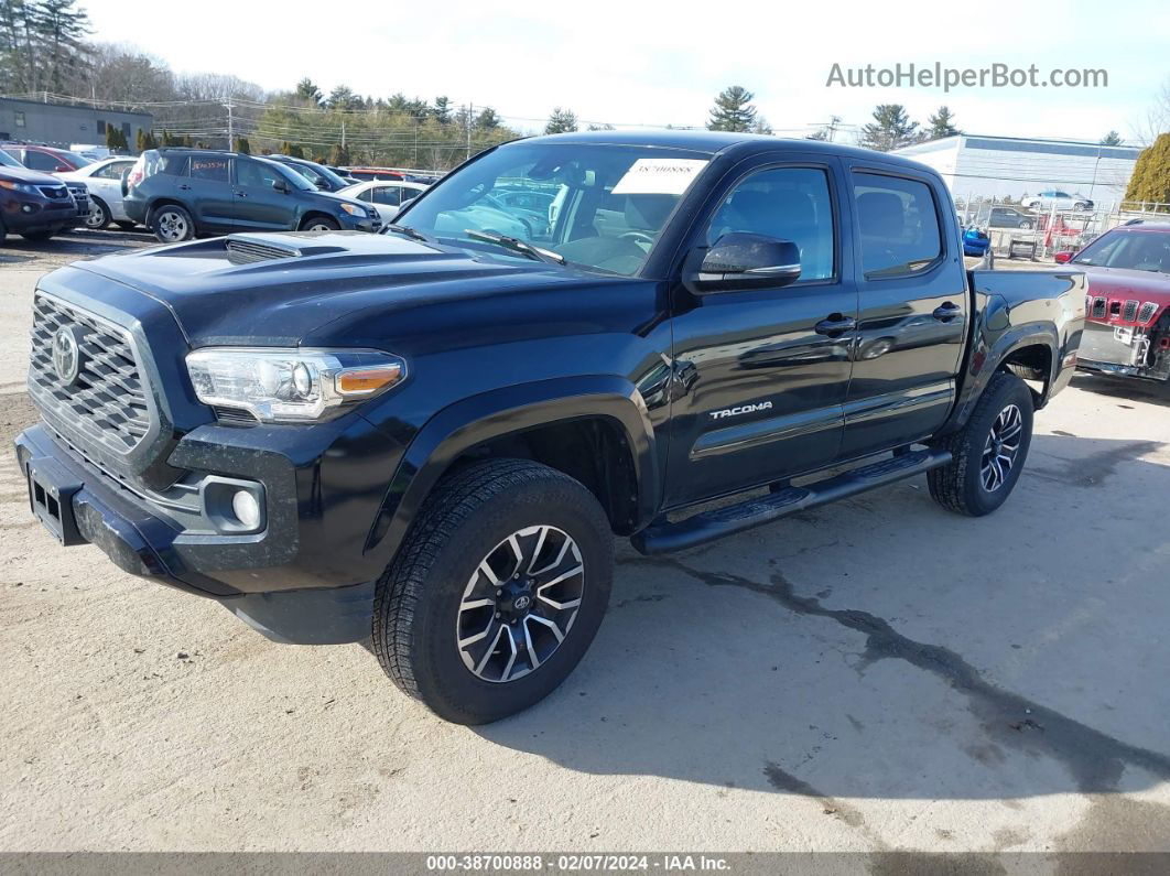 2020 Toyota Tacoma Trd Sport Черный vin: 3TMCZ5AN9LM311146