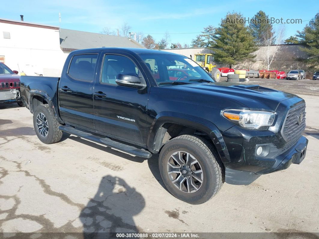 2020 Toyota Tacoma Trd Sport Черный vin: 3TMCZ5AN9LM311146