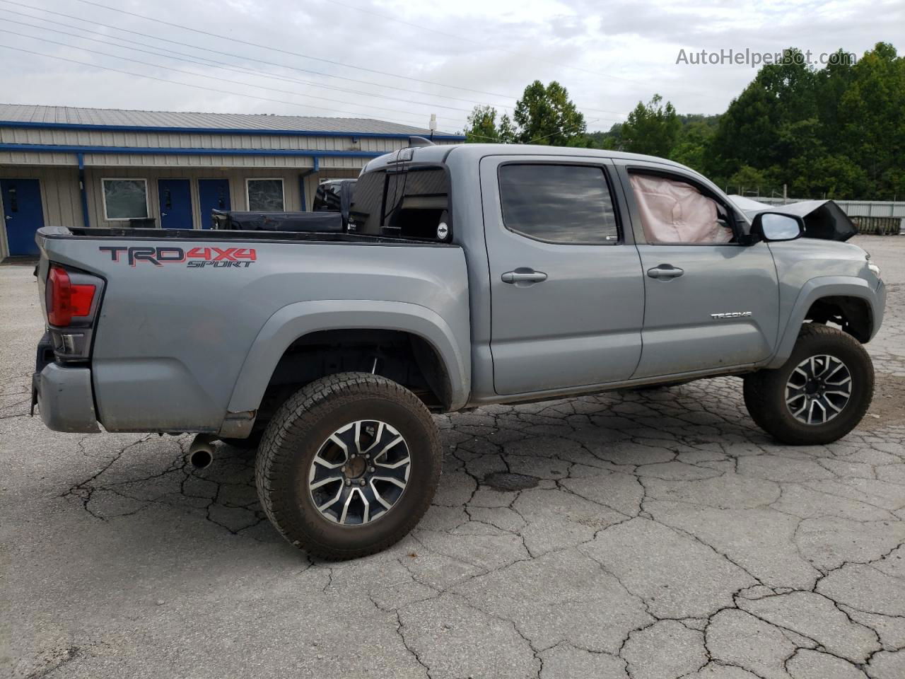 2020 Toyota Tacoma Double Cab Gray vin: 3TMCZ5AN9LM335446