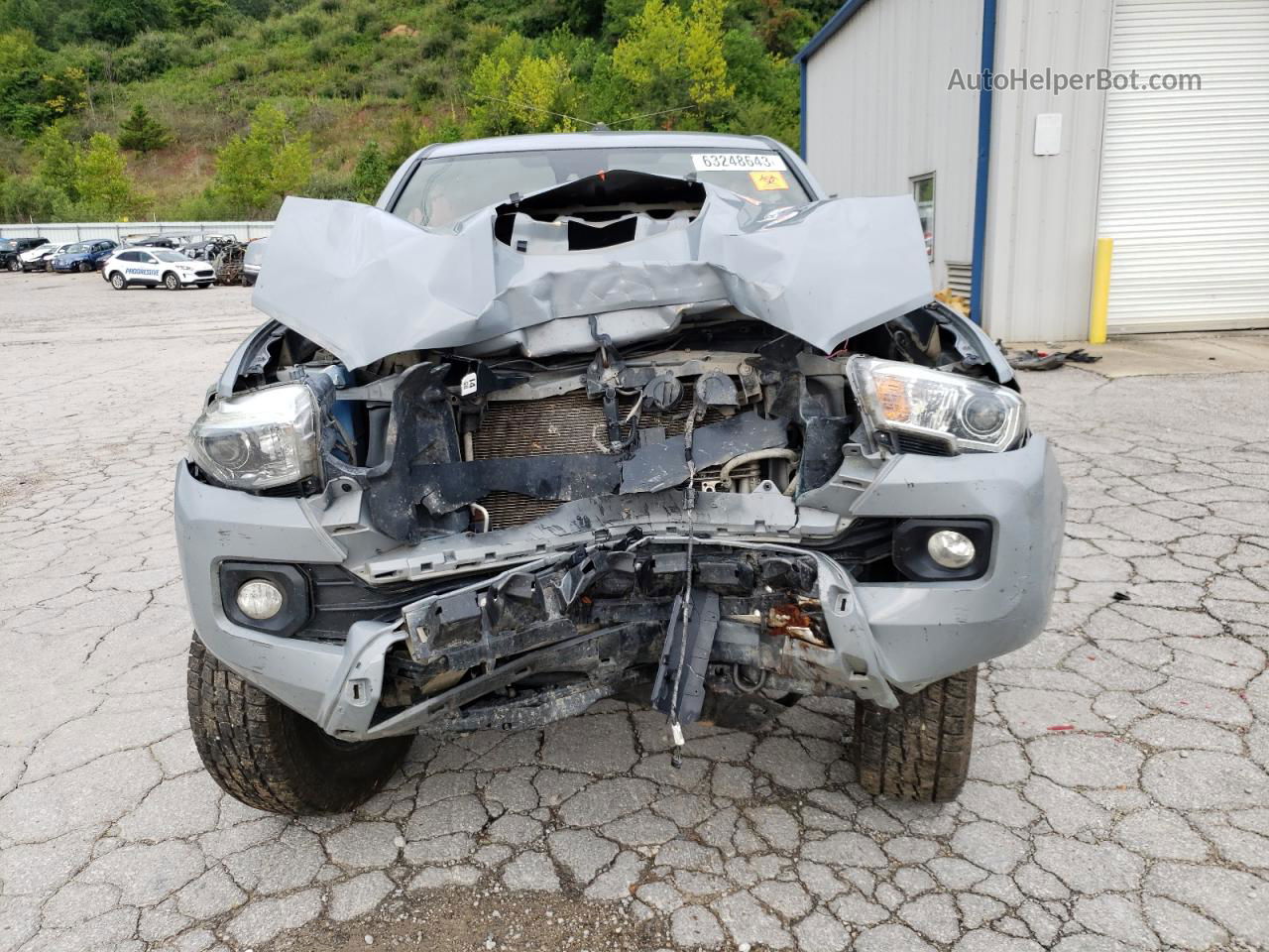 2020 Toyota Tacoma Double Cab Gray vin: 3TMCZ5AN9LM335446