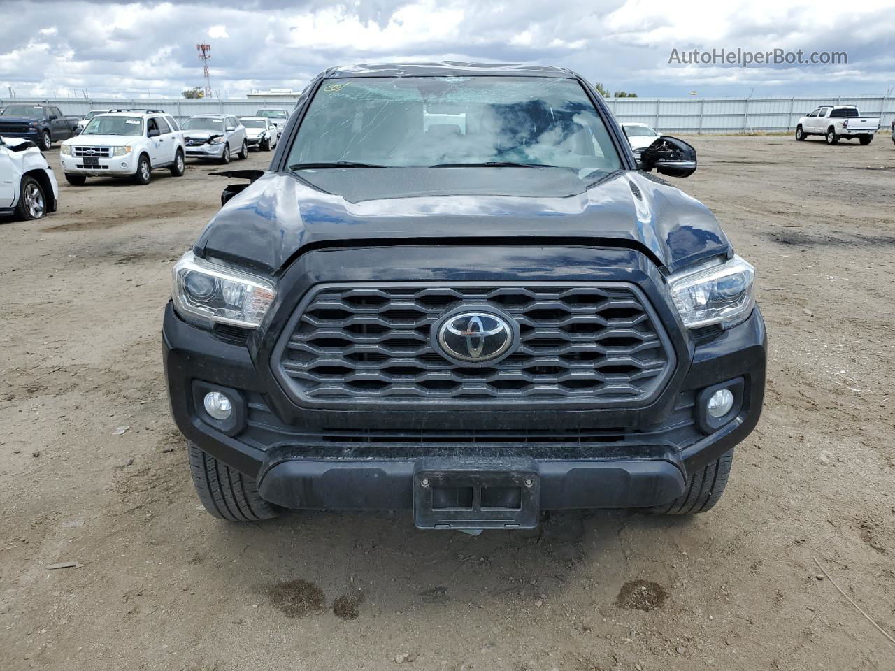 2020 Toyota Tacoma Double Cab Черный vin: 3TMCZ5AN9LM338587