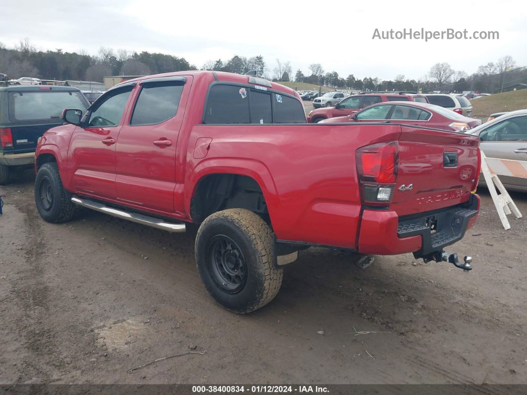 2020 Toyota Tacoma Sr V6 Red vin: 3TMCZ5AN9LM351873