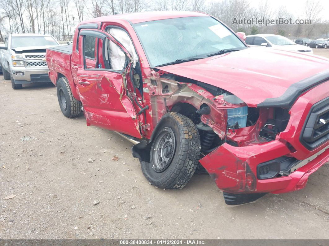 2020 Toyota Tacoma Sr V6 Красный vin: 3TMCZ5AN9LM351873