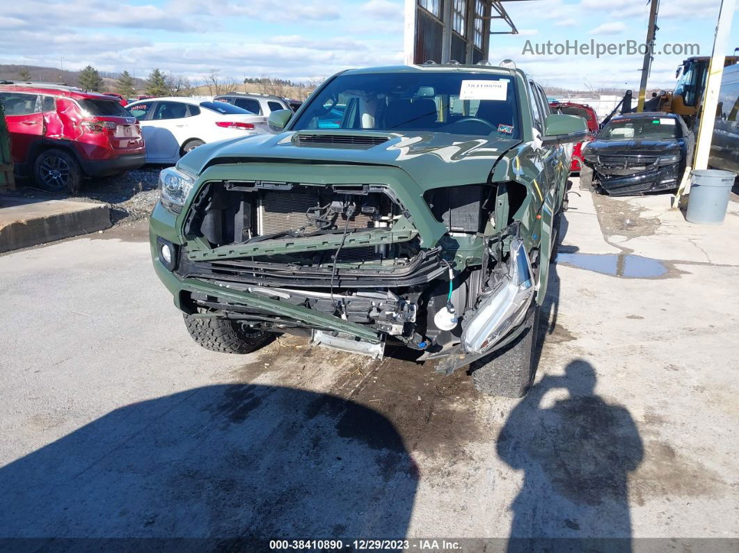 2021 Toyota Tacoma Trd Sport Green vin: 3TMCZ5AN9MM387211