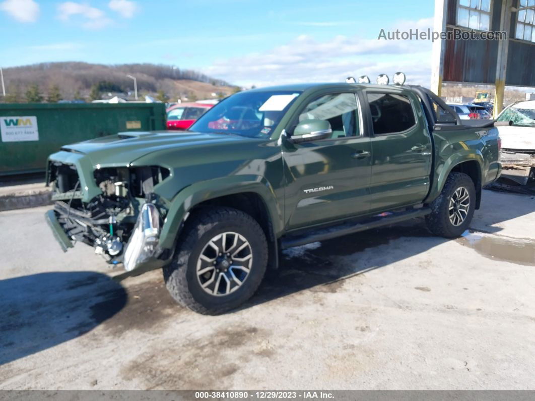 2021 Toyota Tacoma Trd Sport Зеленый vin: 3TMCZ5AN9MM387211