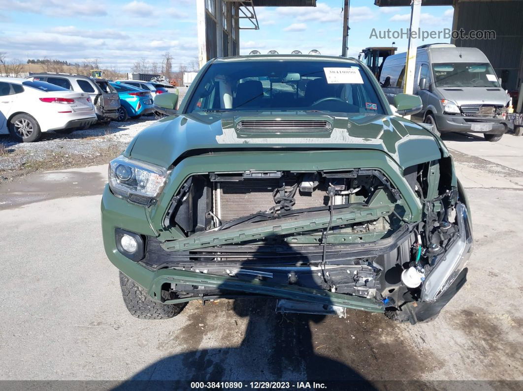 2021 Toyota Tacoma Trd Sport Green vin: 3TMCZ5AN9MM387211