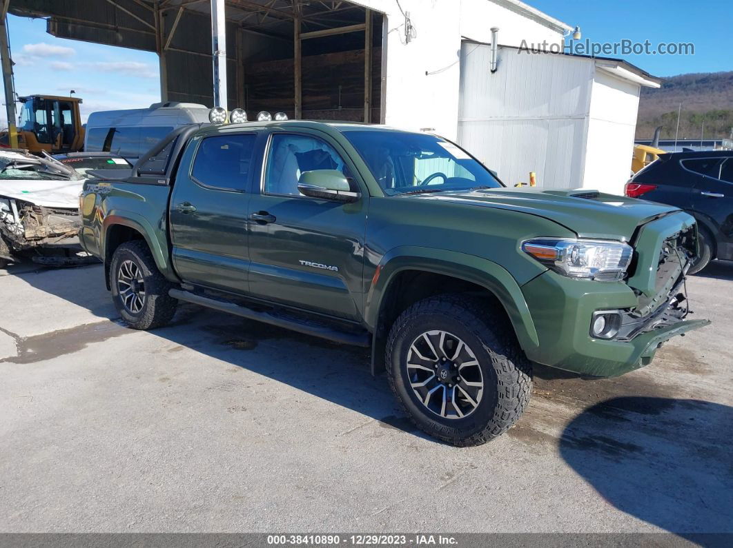 2021 Toyota Tacoma Trd Sport Зеленый vin: 3TMCZ5AN9MM387211