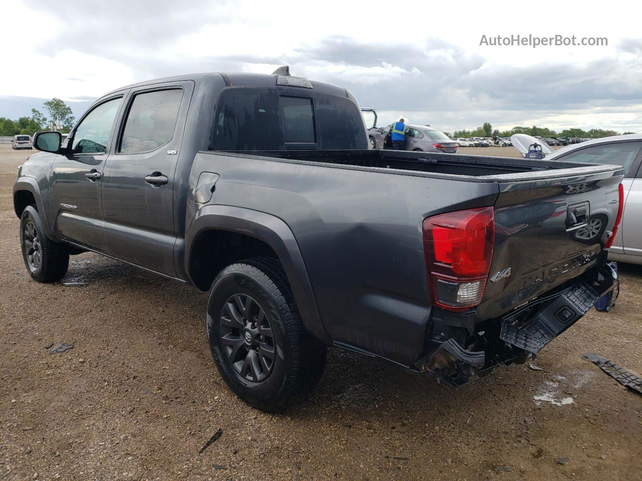 2021 Toyota Tacoma Double Cab Gray vin: 3TMCZ5AN9MM422412