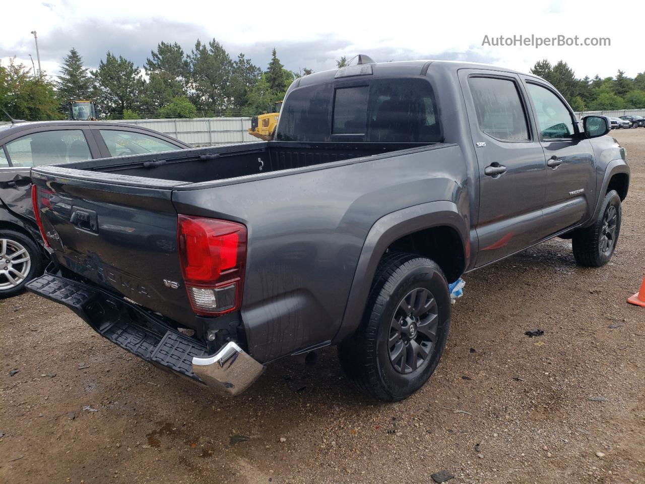 2021 Toyota Tacoma Double Cab Серый vin: 3TMCZ5AN9MM422412