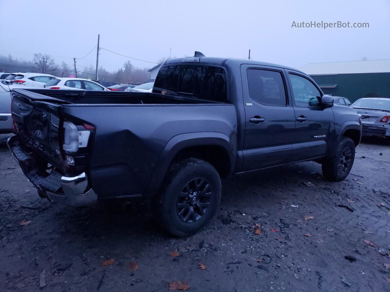 2021 Toyota Tacoma Double Cab Gray vin: 3TMCZ5AN9MM446564