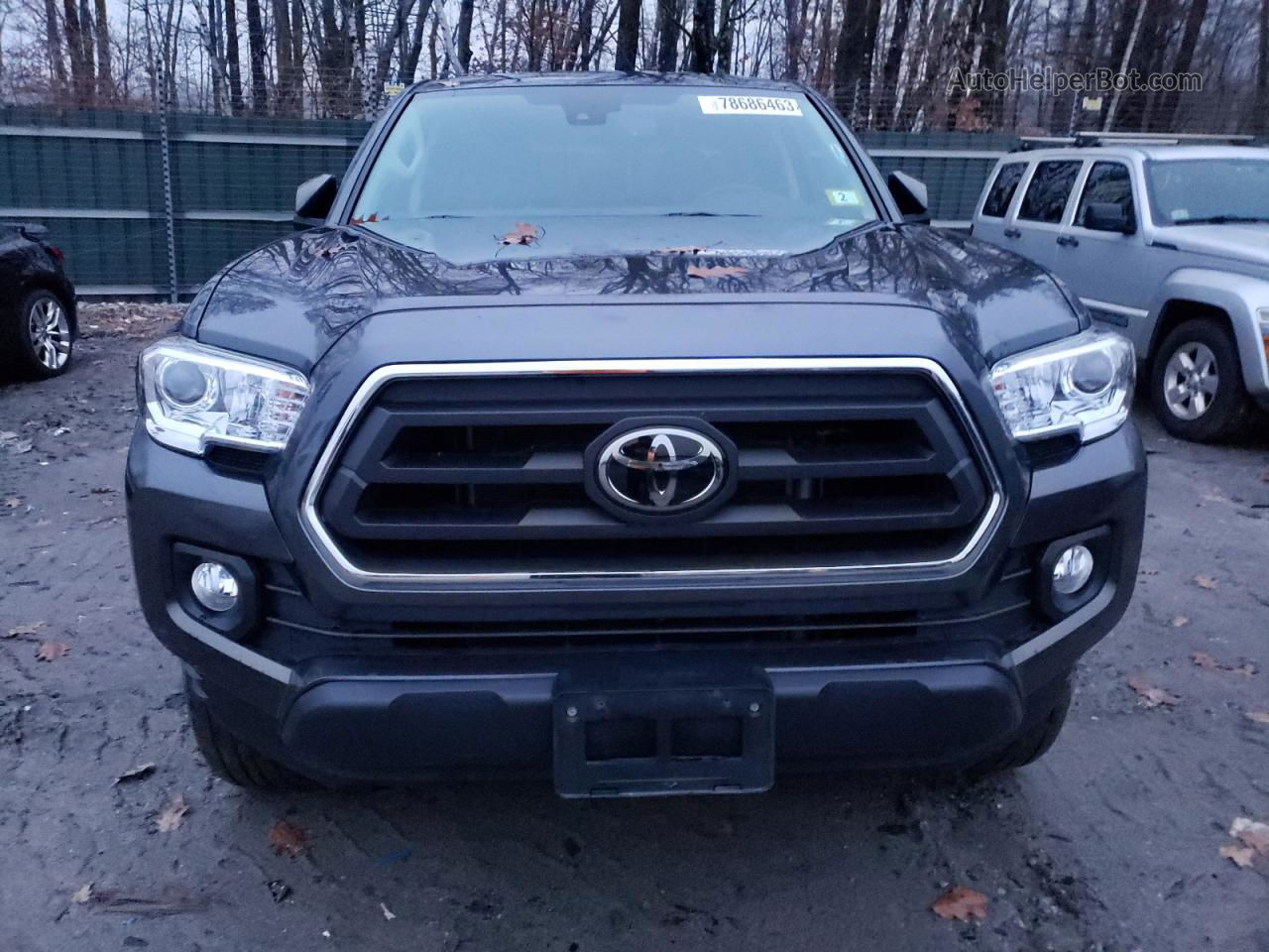 2021 Toyota Tacoma Double Cab Серый vin: 3TMCZ5AN9MM446564