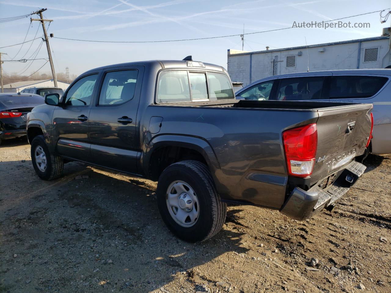 2017 Toyota Tacoma Double Cab Серый vin: 3TMCZ5ANXHM062539