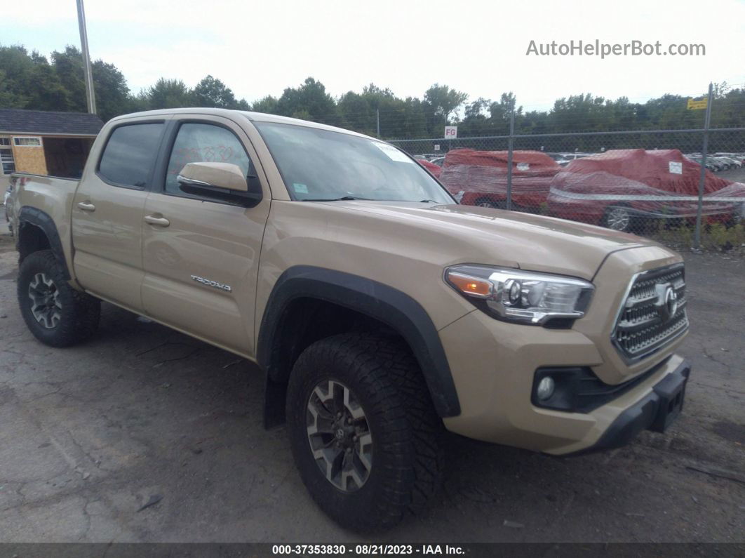 2017 Toyota Tacoma Sr5/trd Sport Tan vin: 3TMCZ5ANXHM065179