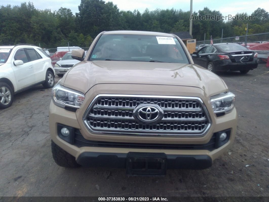 2017 Toyota Tacoma Sr5/trd Sport Tan vin: 3TMCZ5ANXHM065179