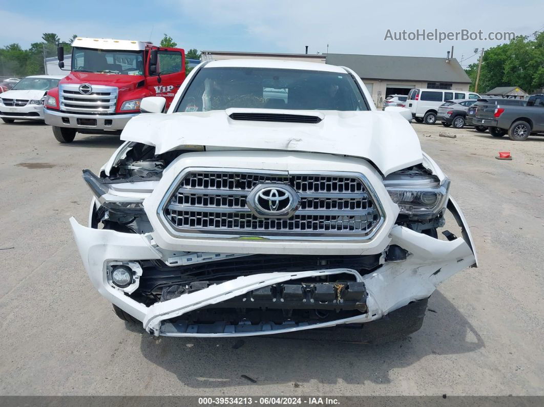 2017 Toyota Tacoma Trd Sport White vin: 3TMCZ5ANXHM077395